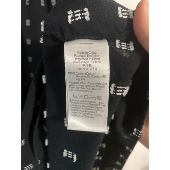 Madewell midi dress women’s size XXS black embroidered pockets peasant cottage - Picture 7 of 7